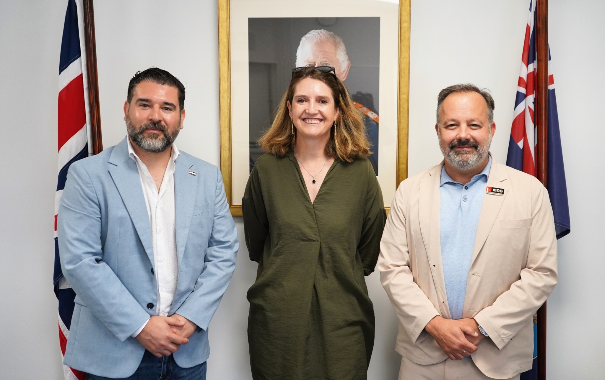 Mines Advisory Group (MAG) Team Visits Montserrat