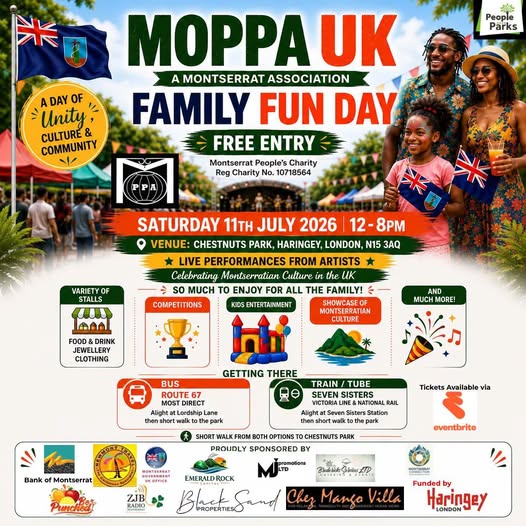 Family Fun Day to Bring Together Montserratians Across the UK